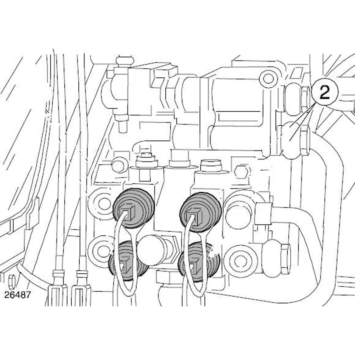 Original New Holland CNH Ersatzteil Nummer 719389050 DIA KIT TRACTOR