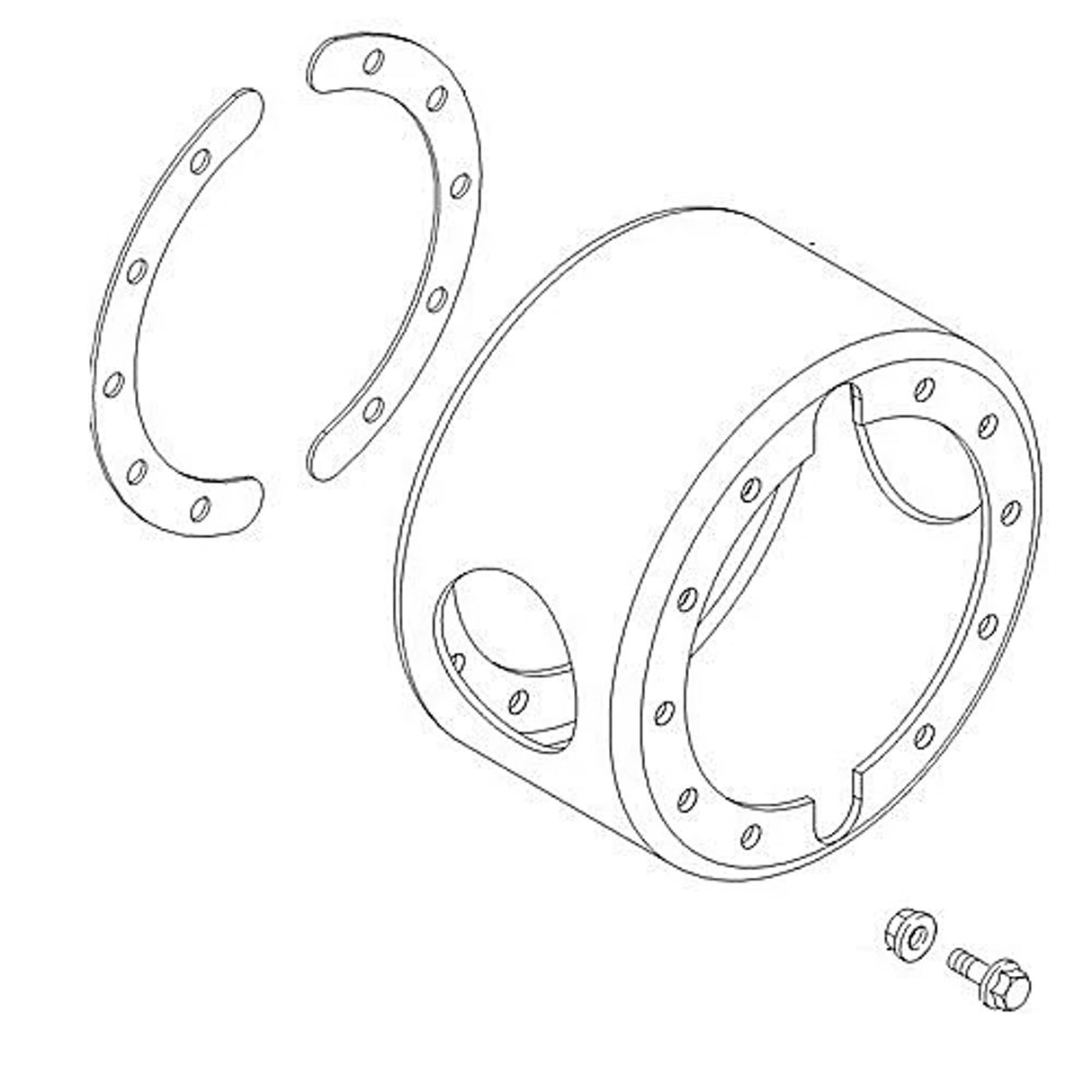 Original New Holland CNH Ersatzteil Nummer 719685016 NACHRUST, ZUSATZLICH