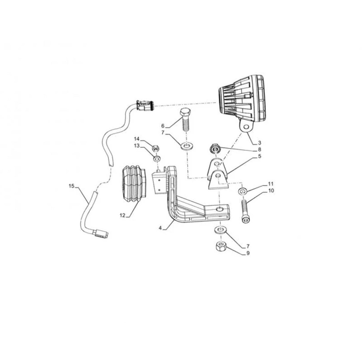 Original New Holland CNH Ersatzteil Nummer 719766104 DIA KIT TRACTOR