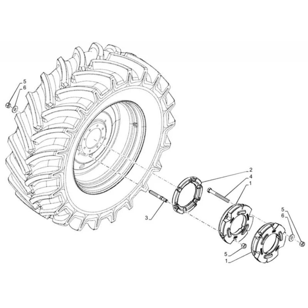 Original New Holland CNH Ersatzteil Nummer 731032014 DIA KIT TRACTOR