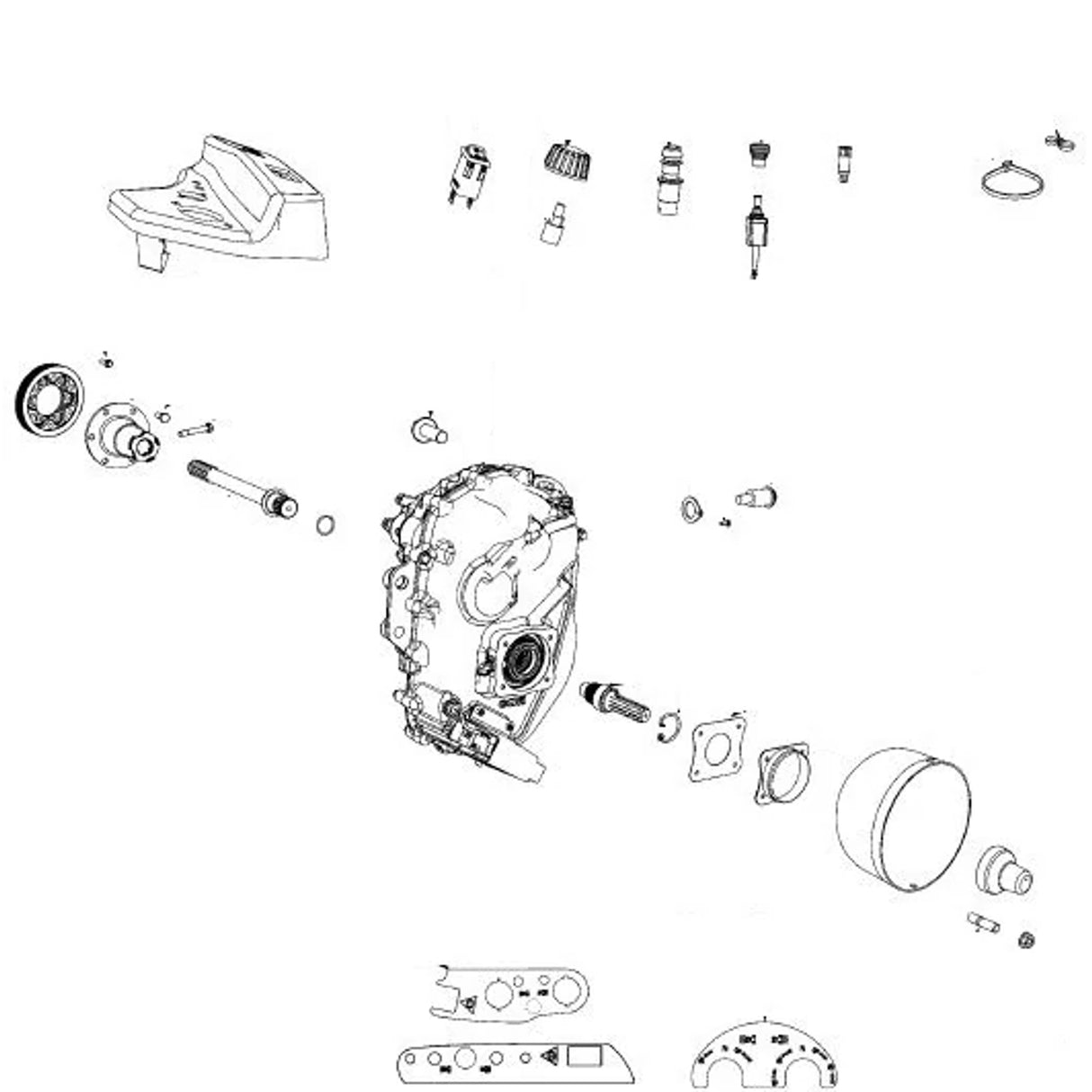 Original New Holland CNH Ersatzteil Nummer 731035044 DIA KIT TRACTOR