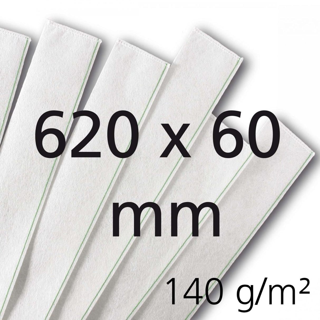 GEA Milchfilterstrumpf, 620x60,140g/m, 100 Stück, genäht 7315-4920-000 (46522-GEA / 73154920000)
