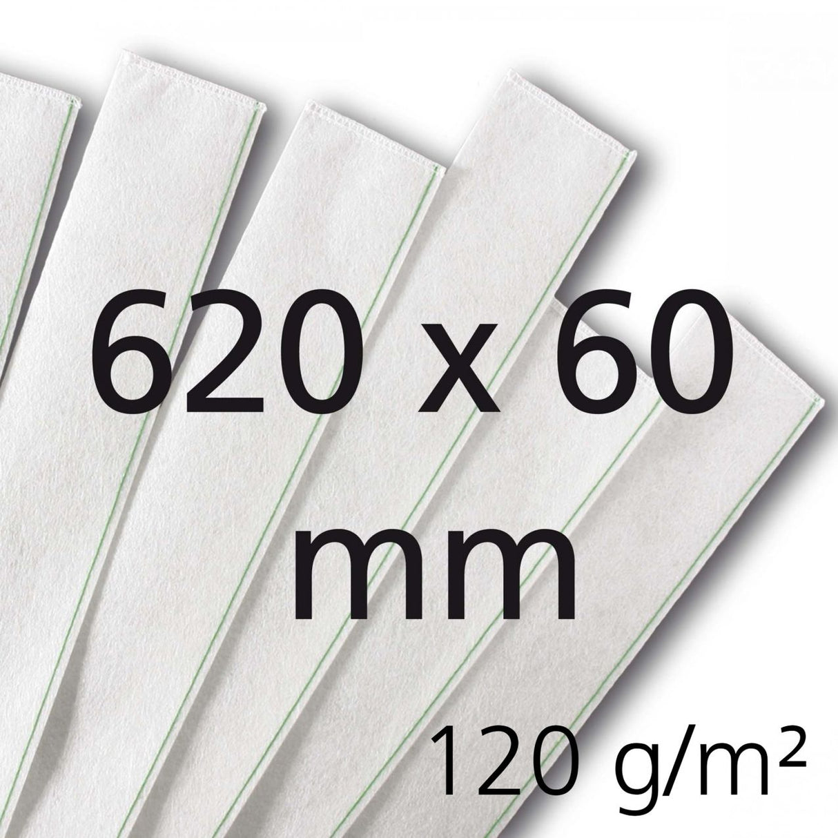 GEA Milchfilterstrumpf 620x60, 120 g/m², 100 Stück genäht - 7315-4932-000 (46287-GEA / 73154932000)