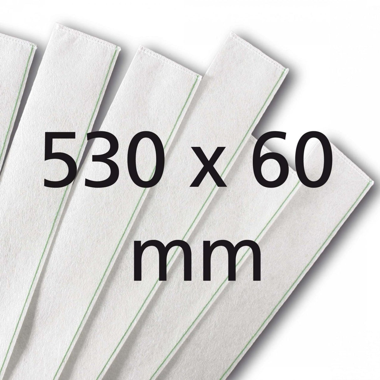 GEA Milchfilterstrumpf 530x60, 120 g/m², 100 Stück genäht - 7319-0005-000 (46284-GEA / 73190005000)