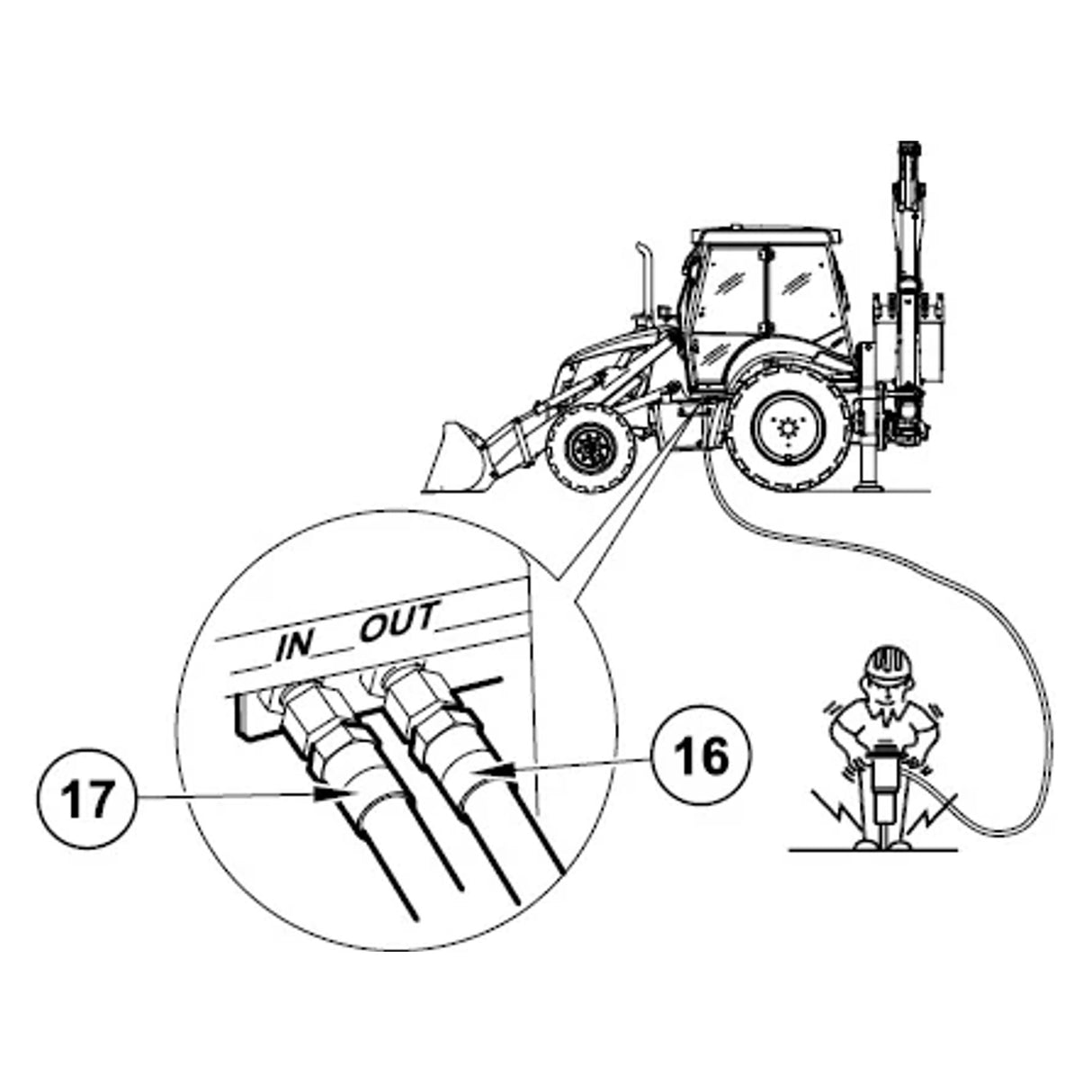 New Holland original Ersatzteil DIA KIT CE 741704069