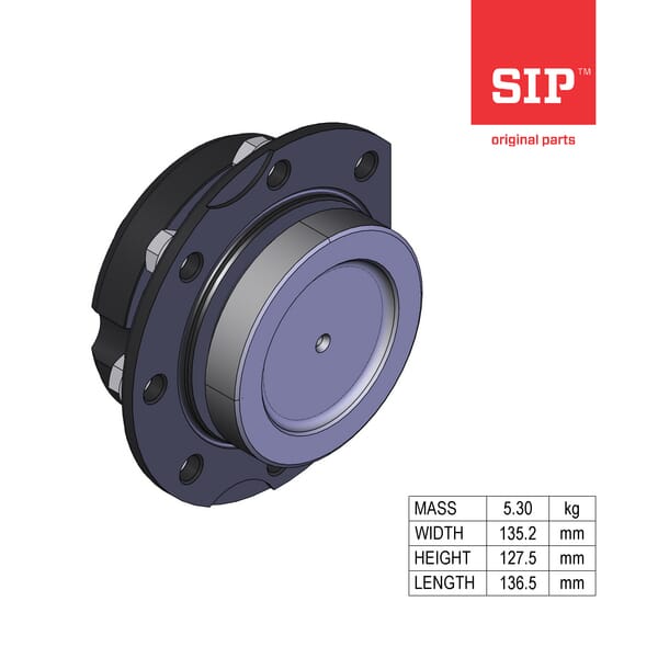 SIP.SI Flansch, komplett 745030701