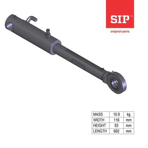 SIP.SI Hydraulikzylinder, komplett 751061080B