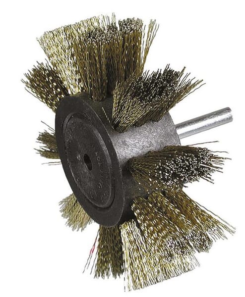 Brosse éventail 6mm broche 100/0,