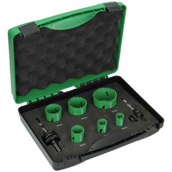 KRAMP Electricians hole saw kit 9pcs - 1 Set - 4101075