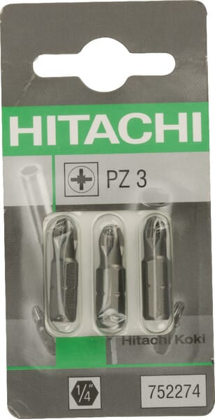 Embouts 1/4" PZ 3-25mm (3x)