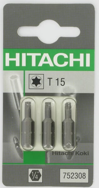 Embouts Torx 1/4" T15-25mm (3x)