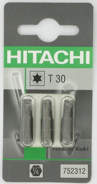 Embouts Torx 1/4" T30-25mm (3x)