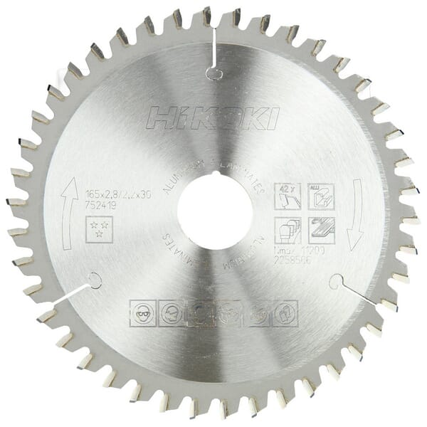 Circular saw blade aluminum 165x30/20 T42