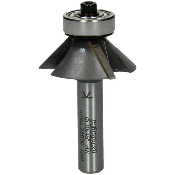 KRAMP HM-Kantenfräser 45° Schaft 8mm 754112