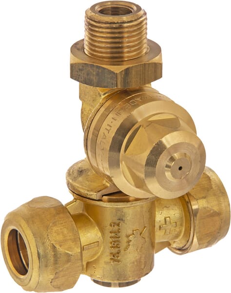 Nozzle holder M75 G3/8M 2xØ18