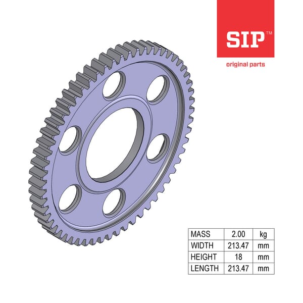SIP.SI Zahnrad, 59/3,5 766030110