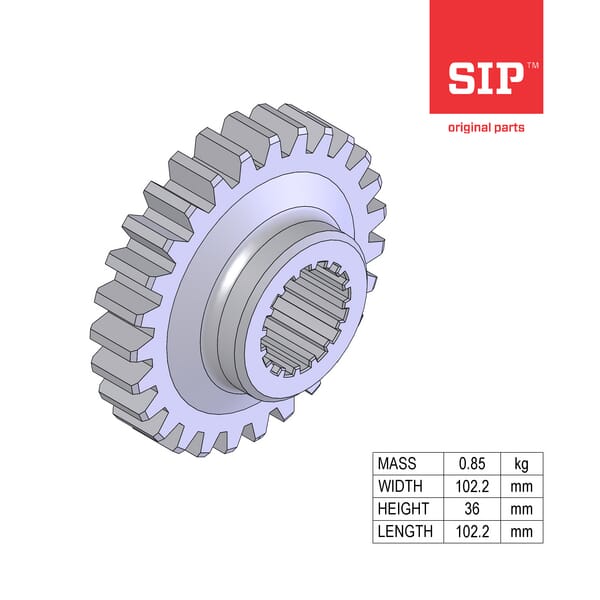SIP.SI Zahnrad, 27/3,5 766031530
