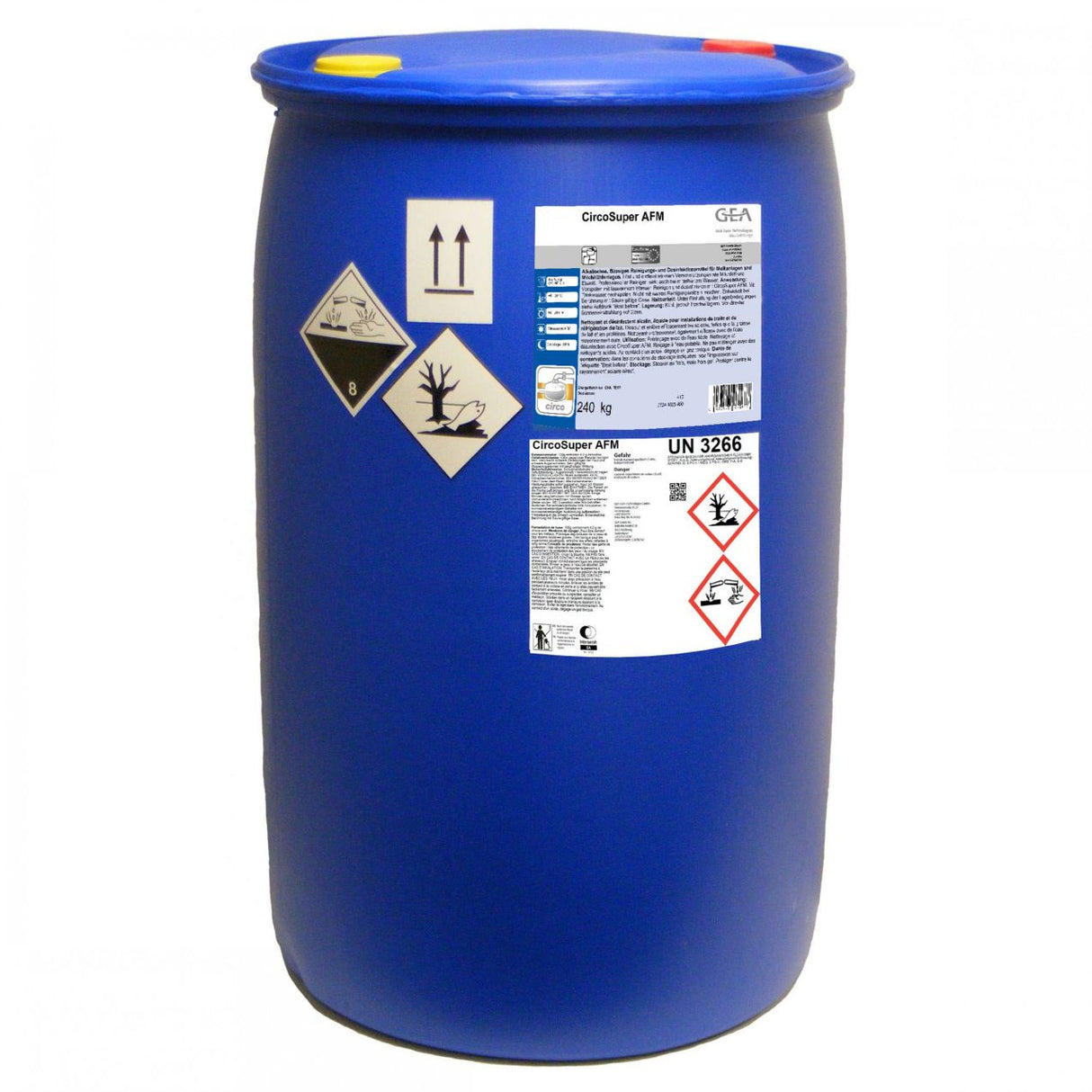 GEA CircoSuper AFM Reinigungsmittel 240 kg Kanister 7724-1025-400 (77241025400)