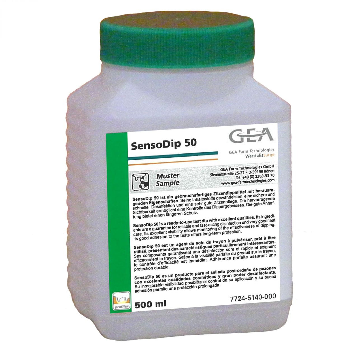 GEA SensoDip 50 Dippmittel 0,5 kg Flasche 7724-5140-000 (77245140000)