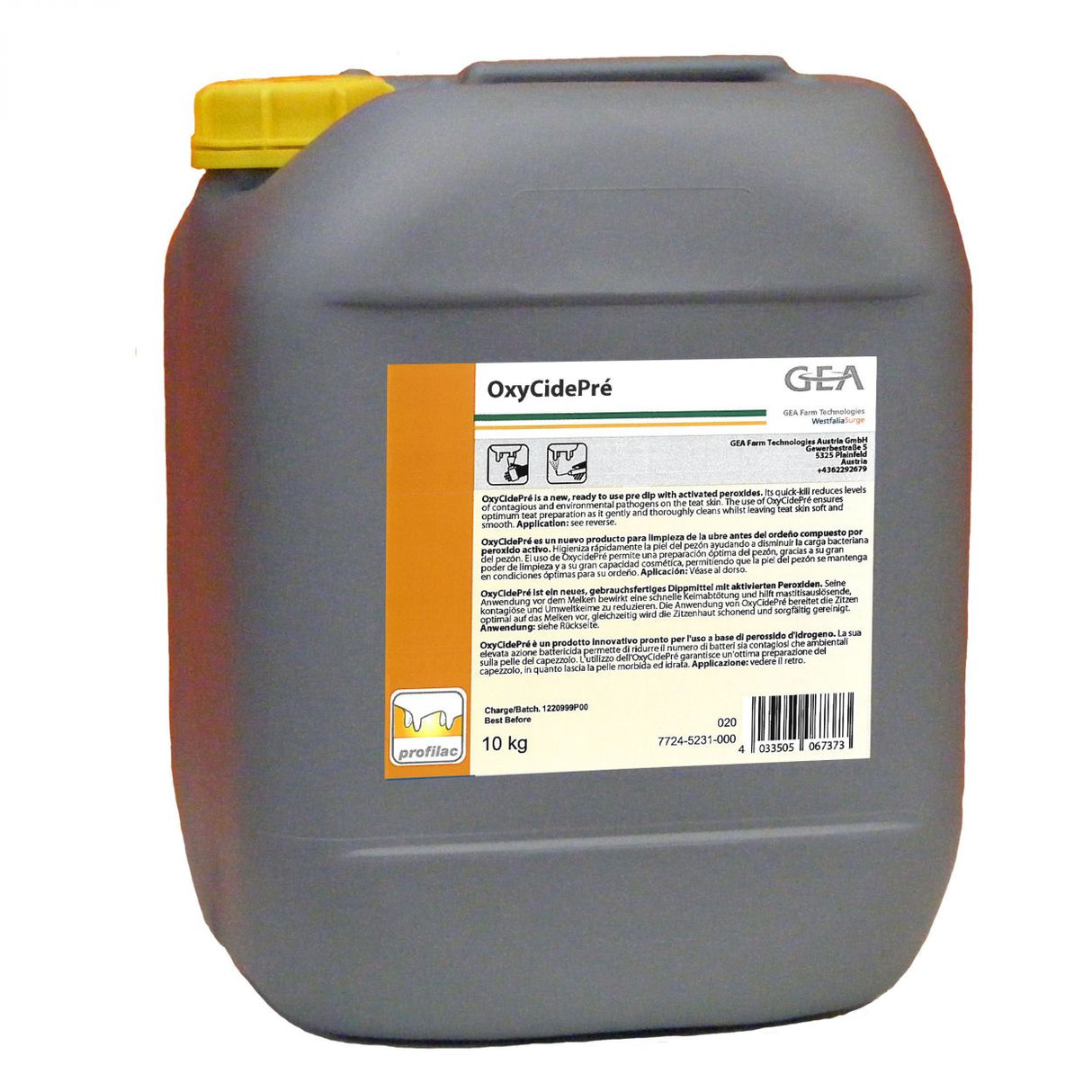 GEA OxyCidePré Dippmittel 10 kg Kanister 7724-5231-000 (77245231000)