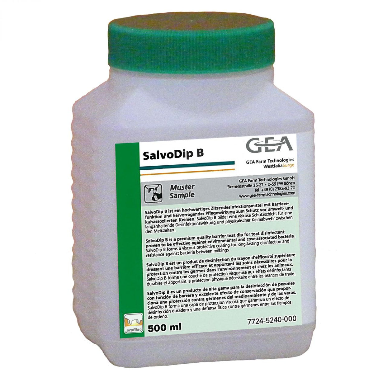 GEA SalvoDip B Dippmittel 0,5 kg Flasche 7724-5240-000 (77245240000)