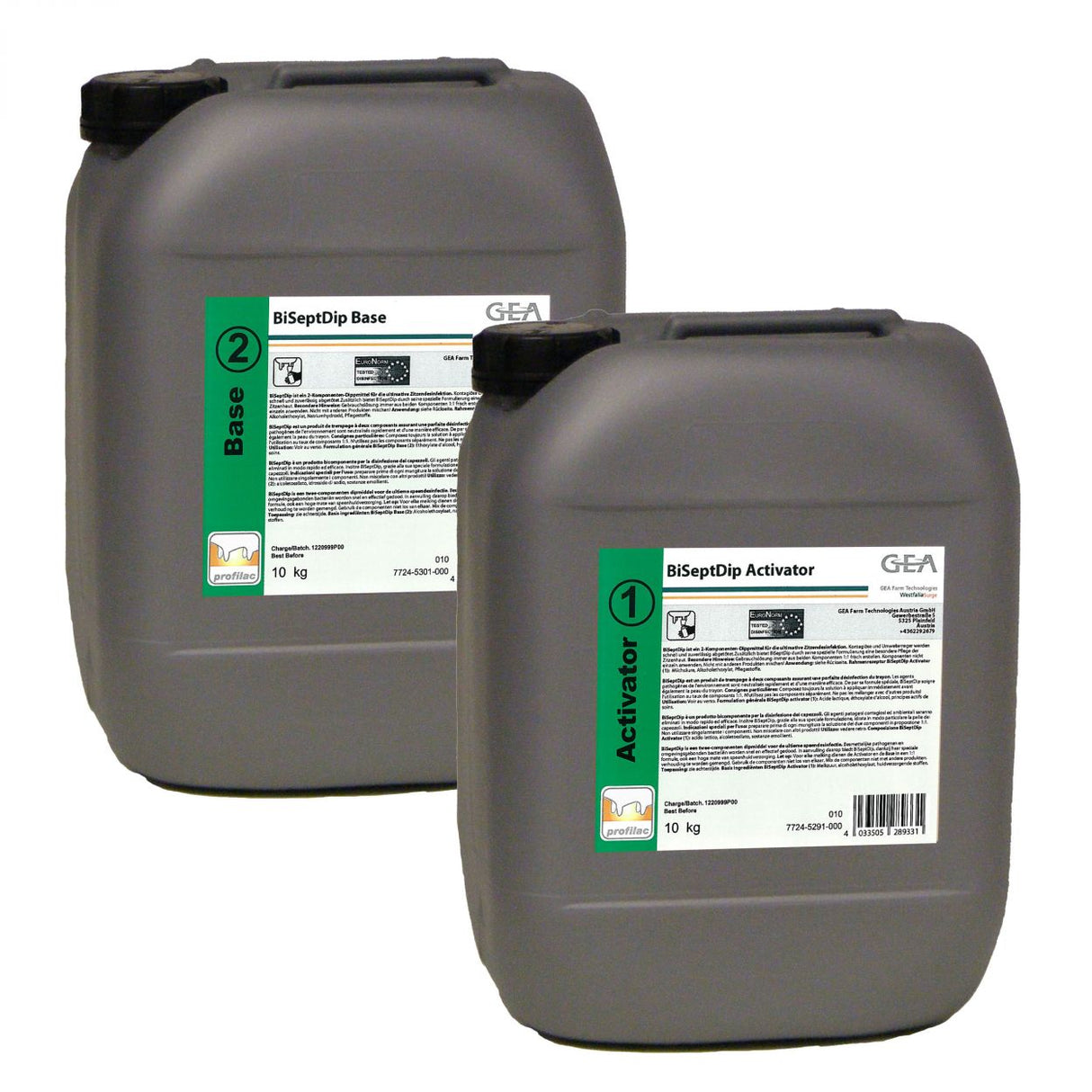 GEA BiSeptDip Dippmittel 2 x 10 kg Kanister 7724-5251-000 (77245251000)