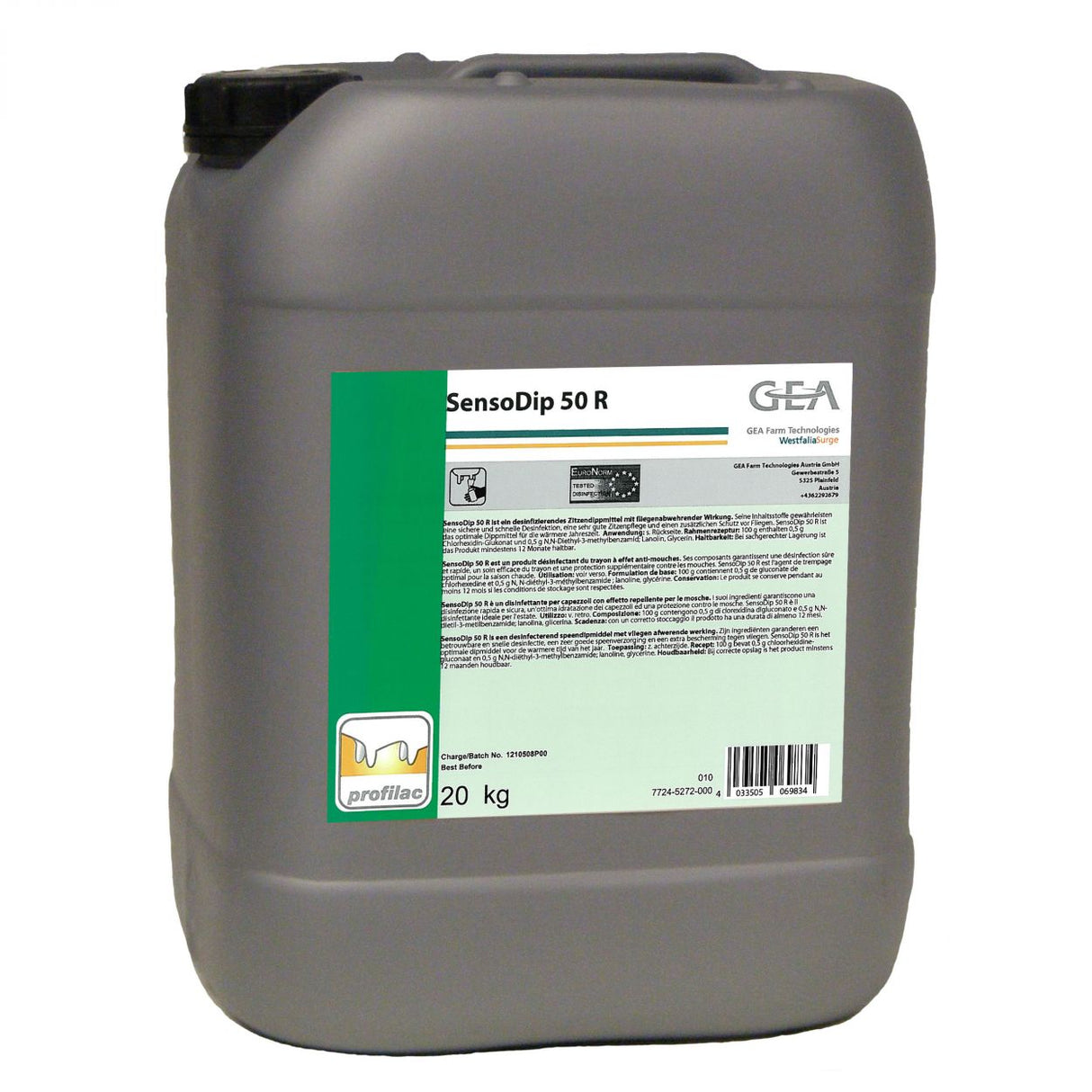 GEA SensoDip 50 R Dippmittel 20 kg Kanister 7724-5272-000 (77245272000)