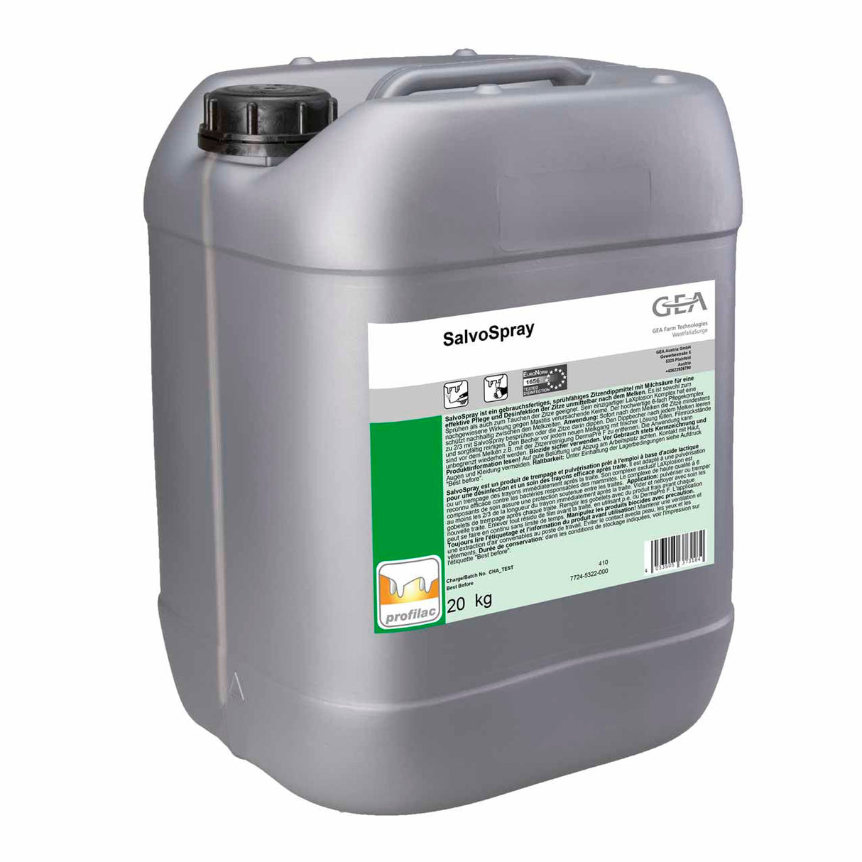 GEA SalvoSpray Dippmittel 20 kg Kanister 7724-5322-000 (77245322000)