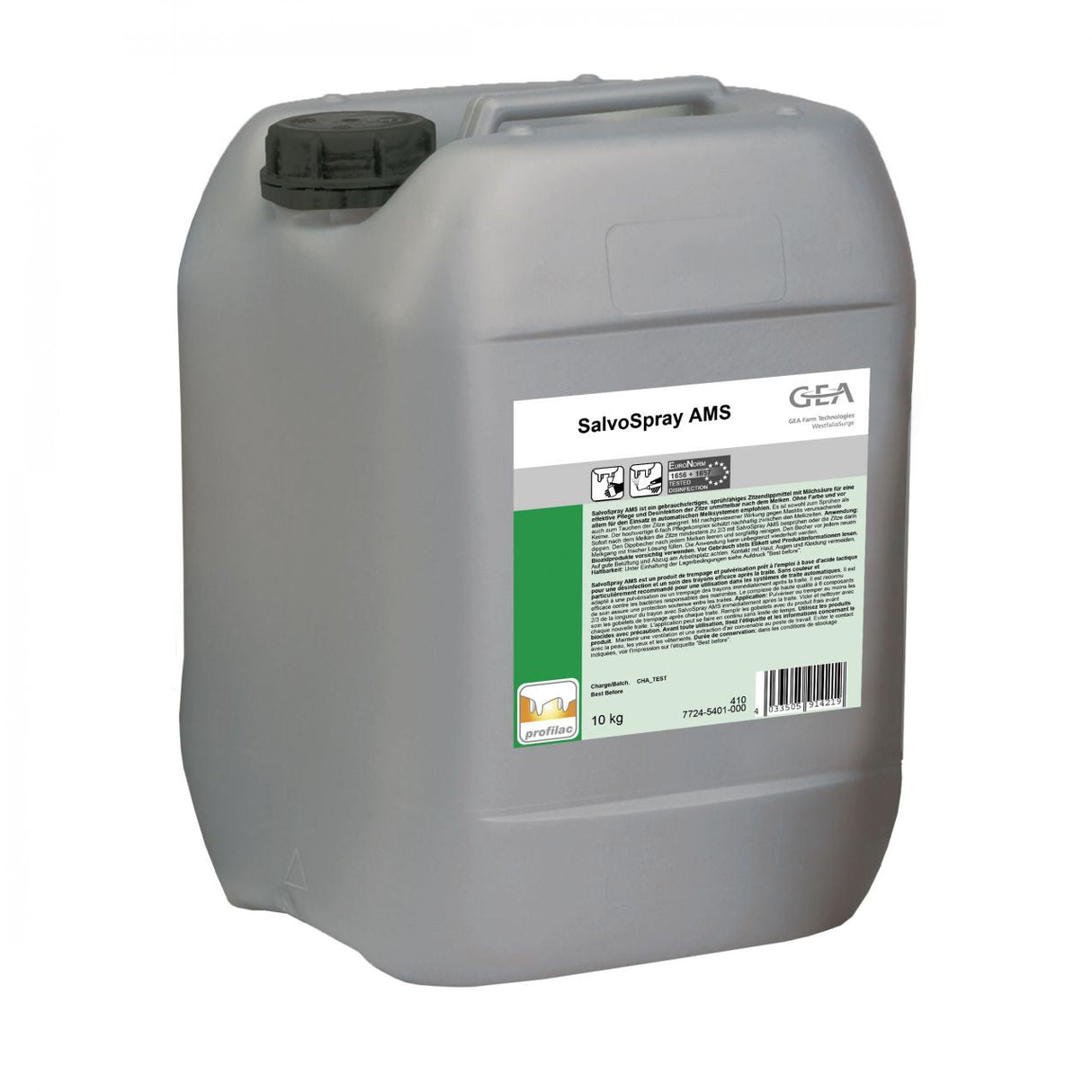 GEA SalvoSpray AMS Dippmittel 10 kg Kanister 7724-5401-000 (77245401000)