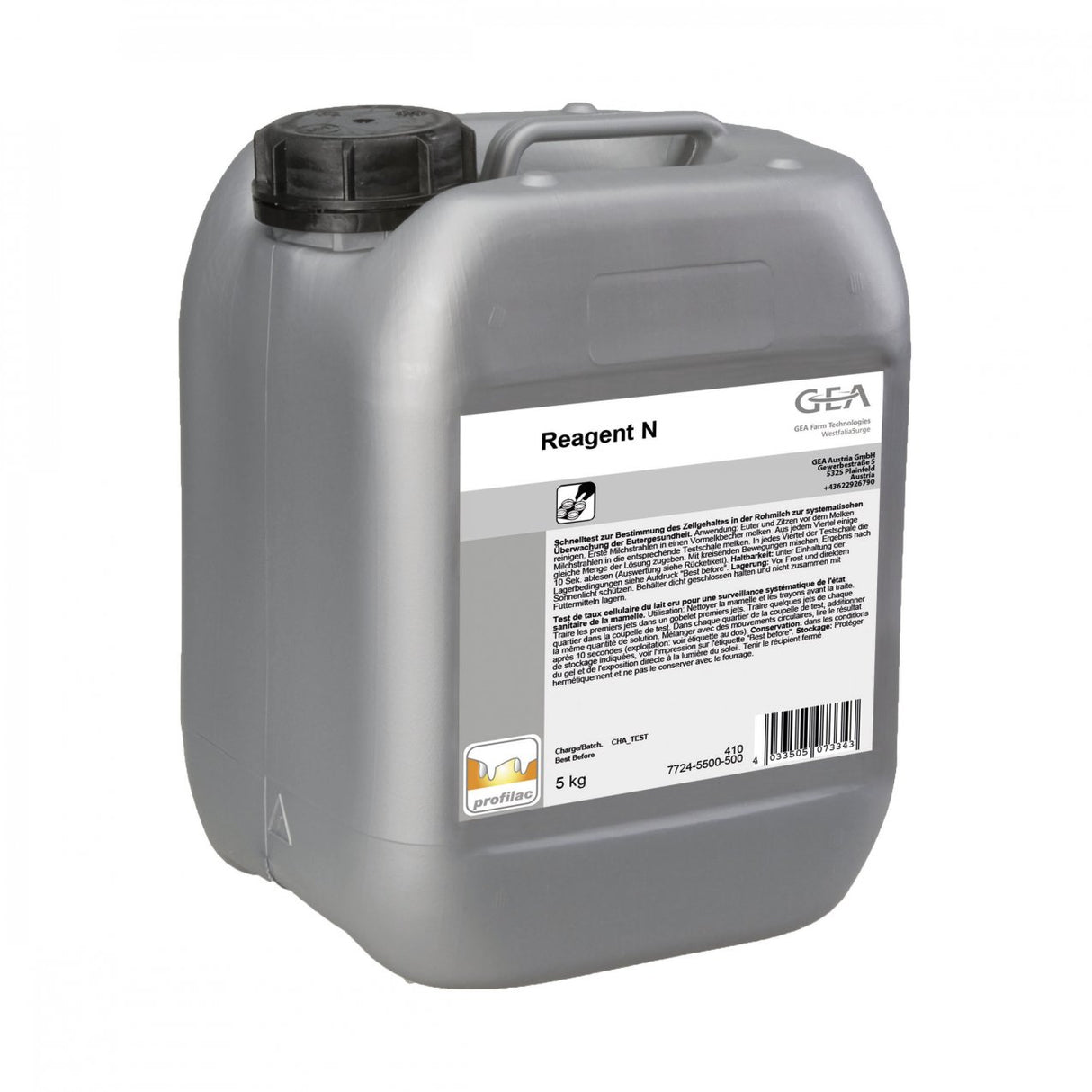 GEA Reagent N Milchzelltest 5 kg Kanister 7724-5500-500 (77245500500)