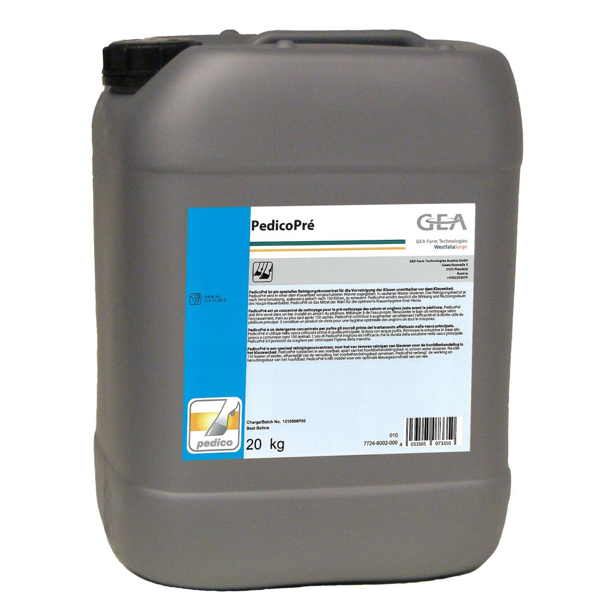 Original GEA PedicoPré Klauenpflege 20 kg 7724-6002-000 Ersatzteil