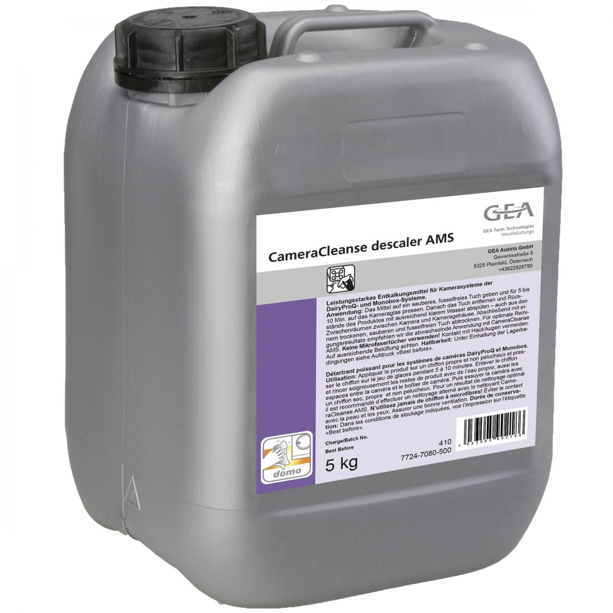 GEA CameraCleanse descaler AMS 5 kg Kanister 7724-7080-500 (77247080500)