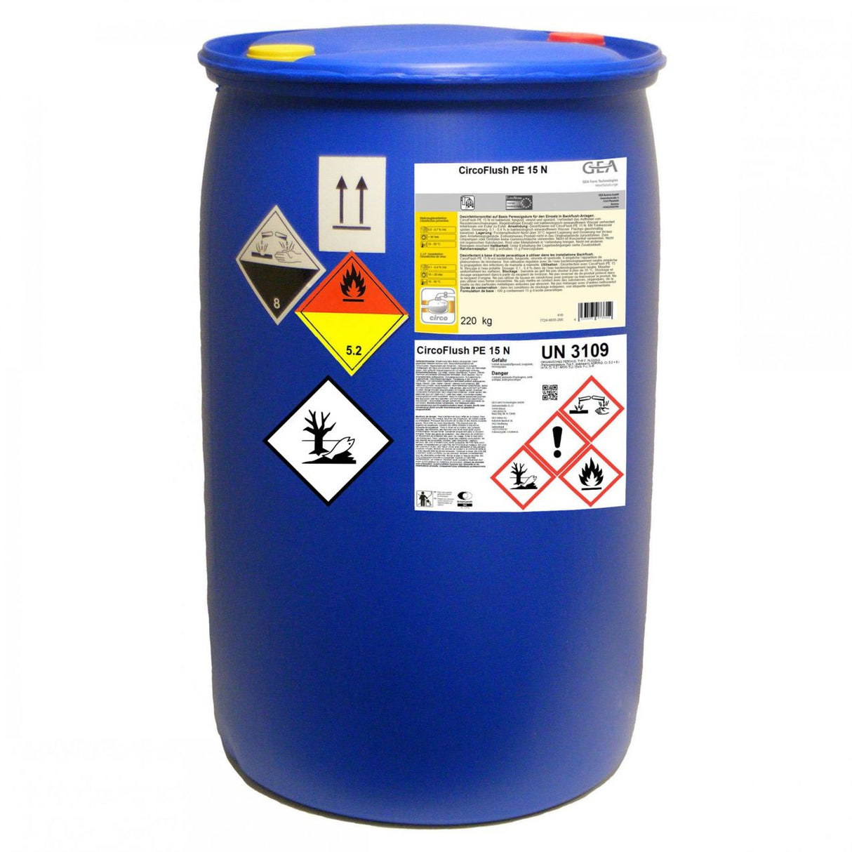 GEA CircoFlush PE 15 N Desinfektionsmittel 220 kg Kanister 7724-8035-200 (77248035200)