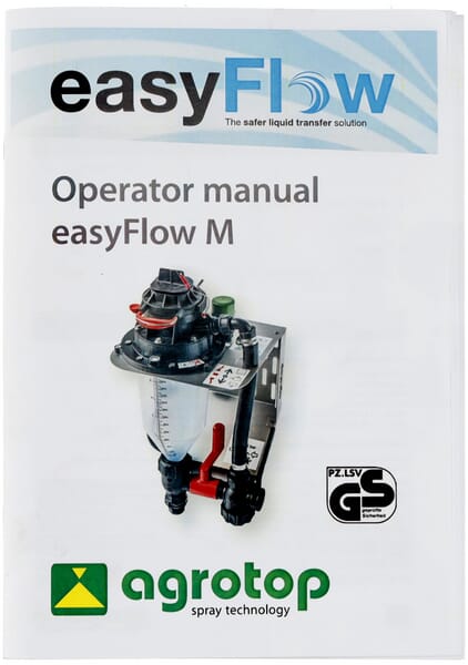 Agrotop Benutzerhandbuch easyFlow M Englisch - 1 Stück - 77724