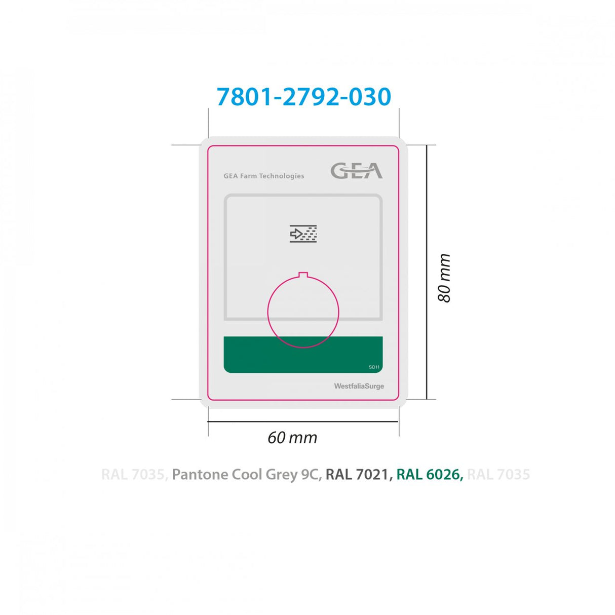 GEA Melkzeugaufnahme 7801-2722-030 (78012722030)