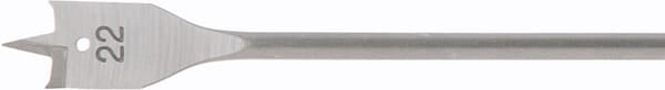 KRAMP Flachfräsbohrer 22x400mm, für Holz, HiKOKI 781743