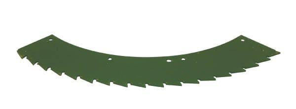 Saw blade inside R. dam.