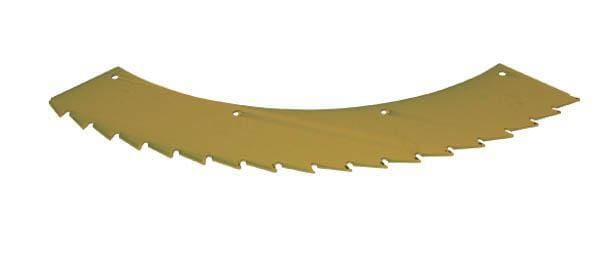 Saw blade inside L. dam.