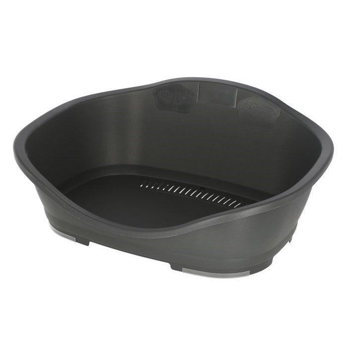 Kerbl Hunde Kunststoffbett Sleepers 2, 68,5x49x27,5cm, grau - 80330