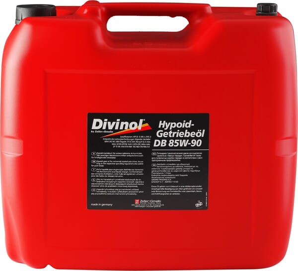 Divinol Hypoid-Getriebeöl DB SAE 85W-90 GL5 20 Liter - 80763K030