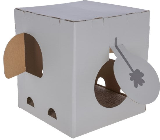 Kerbl Katzenkratzhaus Elefant, 35x35x39cm, grau - 80978