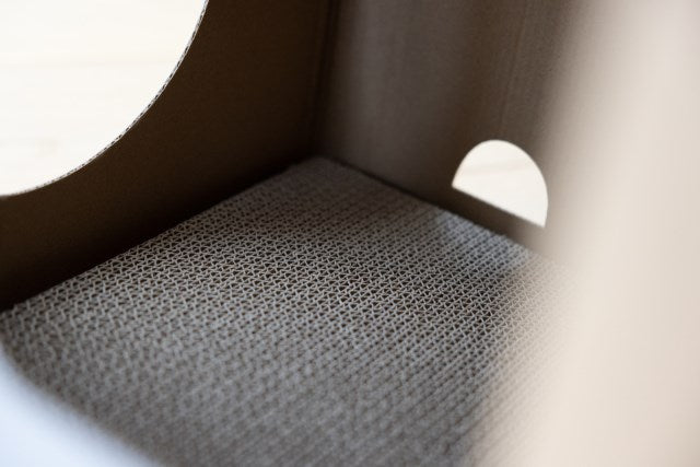 Kerbl Katzenkratzhaus Elefant, 35x35x39cm, grau - 80978