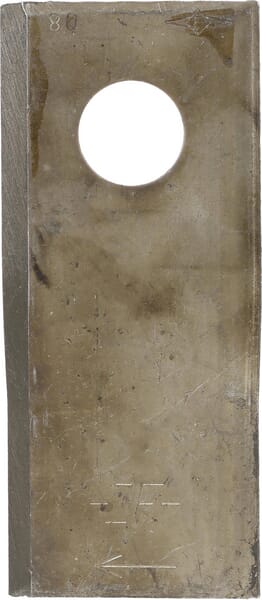 SEKO-Kongskilde Mähmesser rechts 110x48x4 mm, Bohrung Ø 19 mm, geeignet für Kongskilde JF / Stoll - 1 Stück - 8113800032
