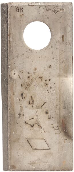 SEKO-Kongskilde Mähmesser RH 114x48x4mm Bohrung - 1 Stück - 92051107