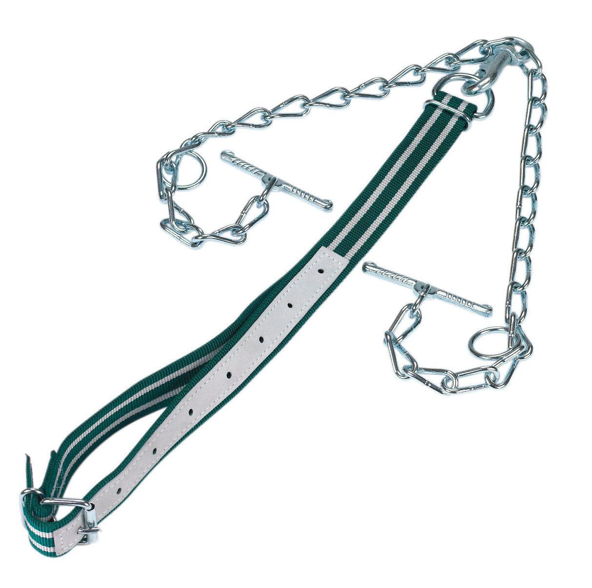 Kerbl Rinderanb. kompl. m. Kette 6mm dopp., mit Karabiner 12412