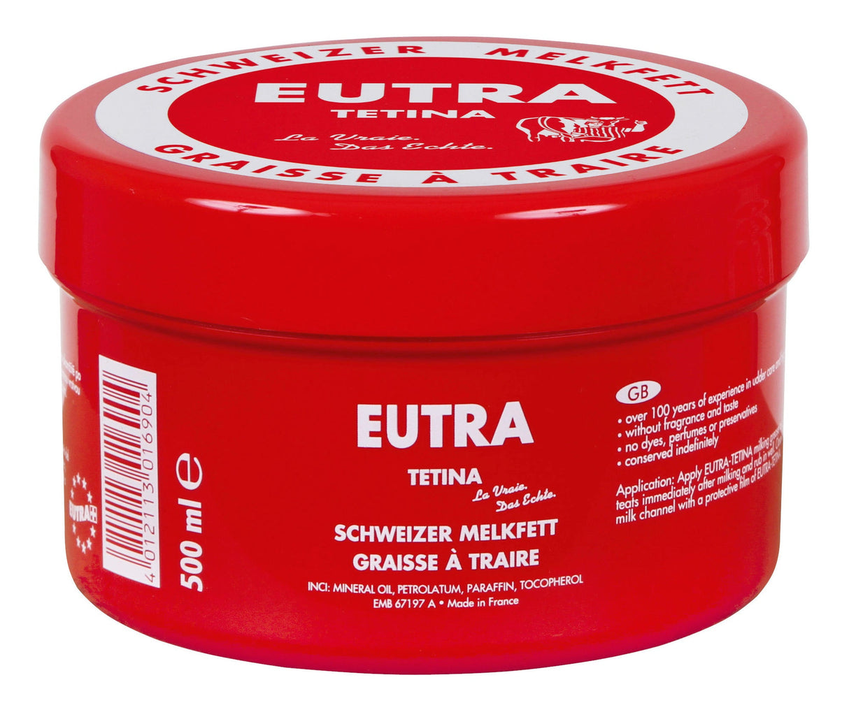 Eutra Tetina Melkfett 500 ml-Dose 1517
