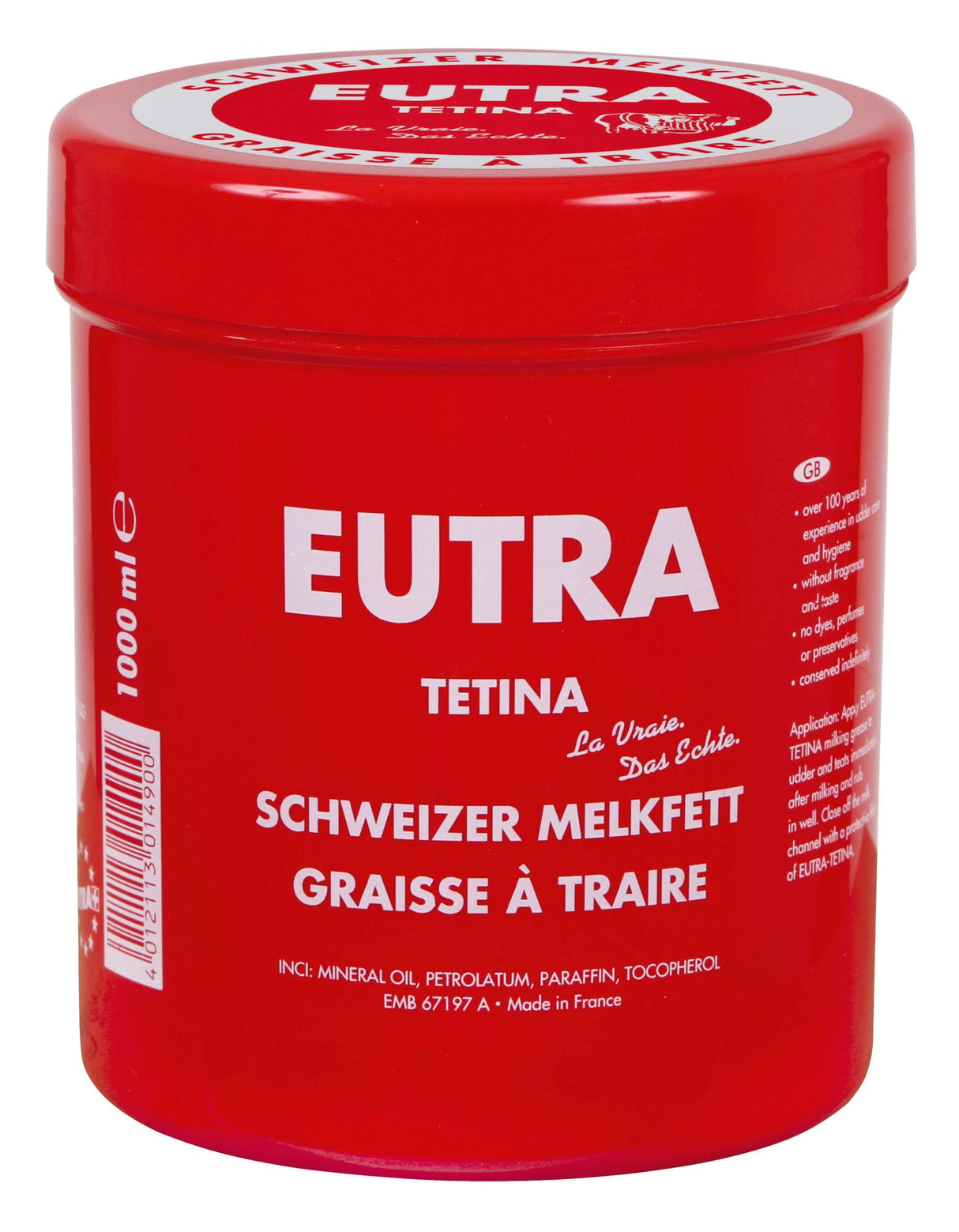 Eutra Tetina Melkfett 1000 ml-Dose 1518