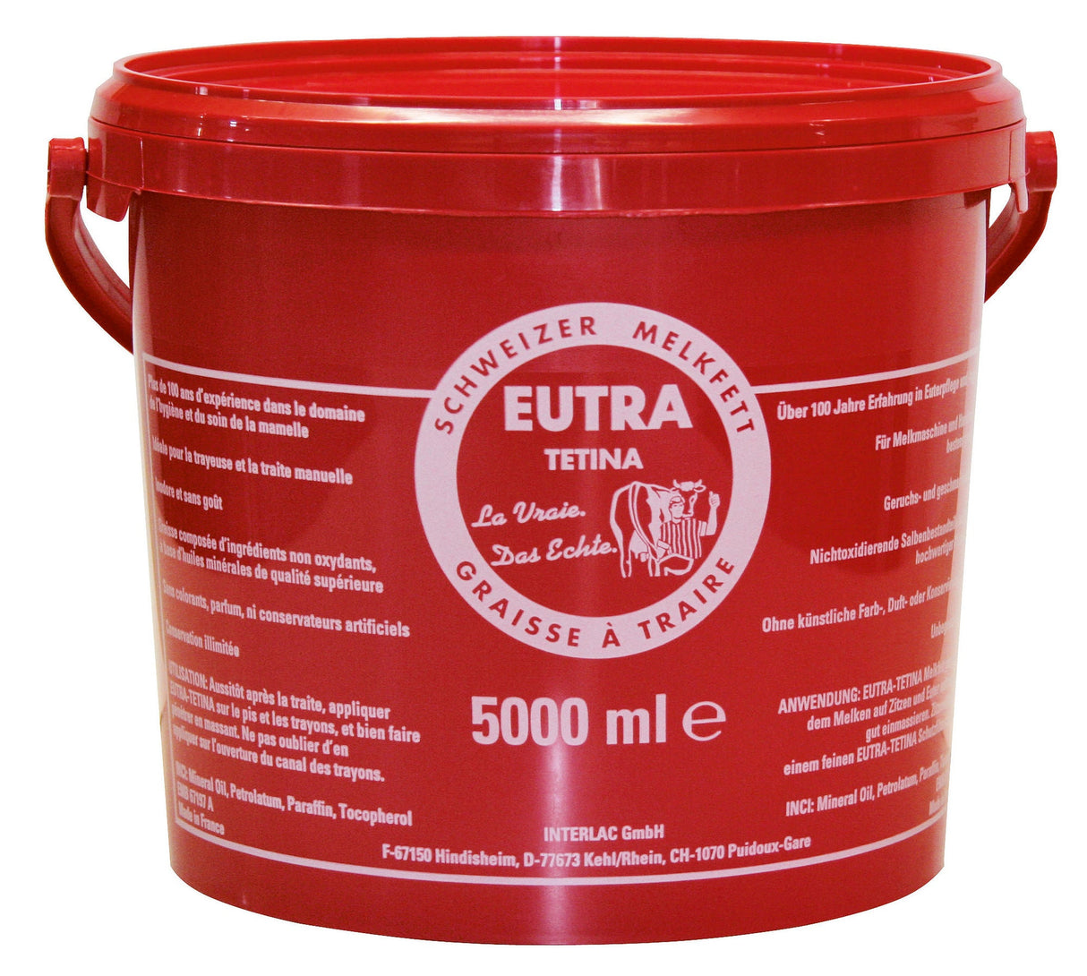 Eutra Tetina Melkfett 5000 ml-Eimer 15211