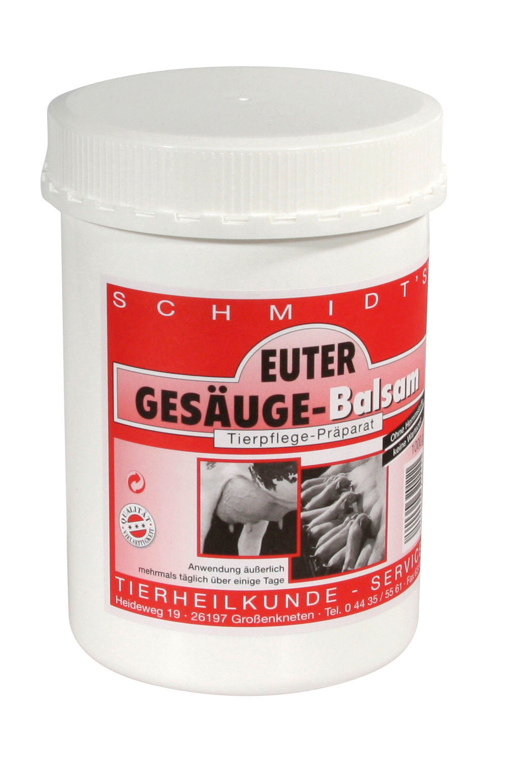 Schmidt Euter- und Gesäugebalsam 1kg 1559