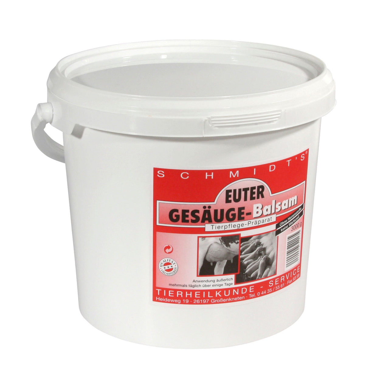Schmidt Euter- und Gesäugebalsam 3kg 15591